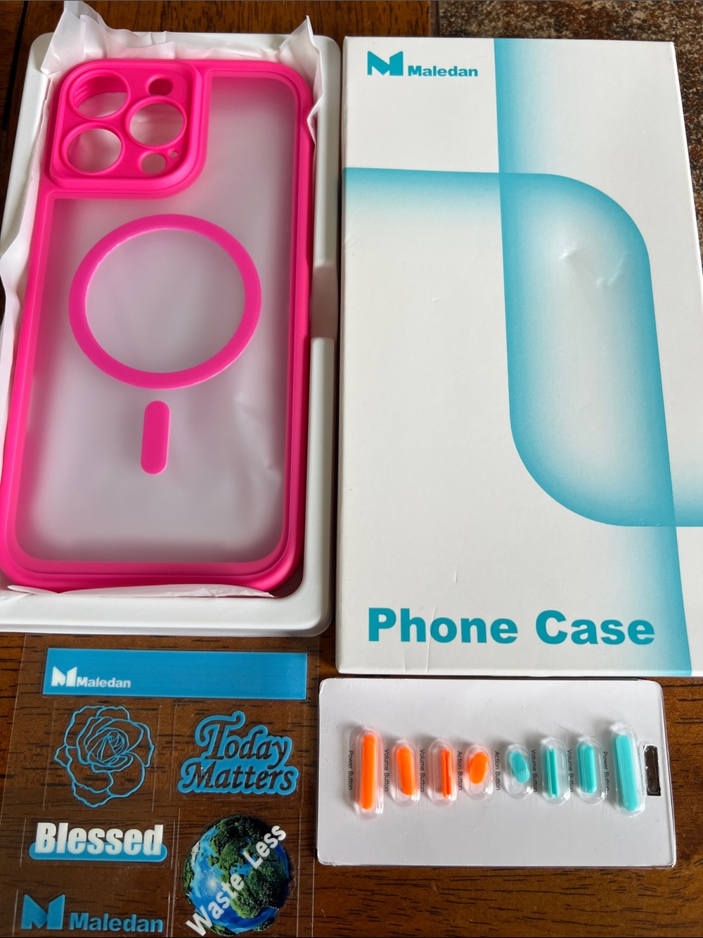 Apple IPhone 16 Pro Max 6.9 inch IPhone Hot Pink Cover Bumper Case Translucent
